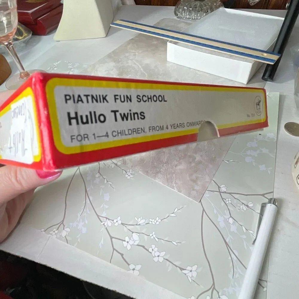 Hullo Twins Piatnik Fun School from Austria observation & concentration cards